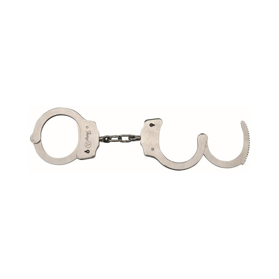 Nickel Coated Steel Handcuffs Double Locking-blank-Sexual Toys®