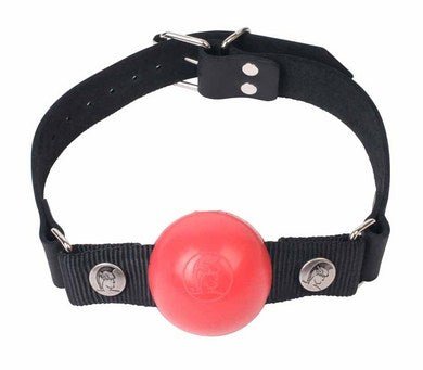 Nickel Free Silicone Ball Gag Large - Red-blank-Sexual Toys®