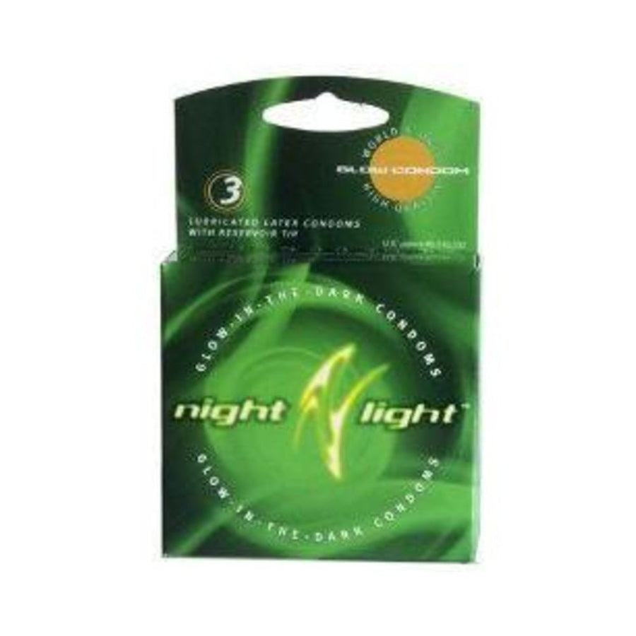 Night Light Glow-in-the-dark Condoms (3 Pack)-Paradise Marketing-Sexual Toys®