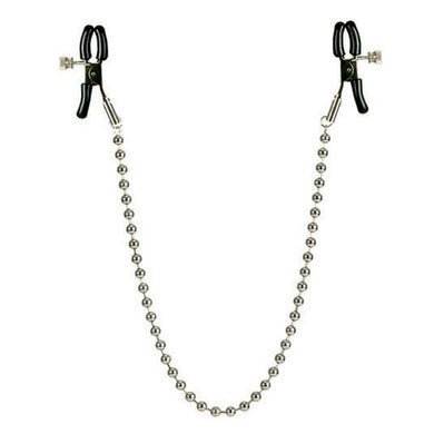 Nipple Clamps Silver Beaded Chain-Nipple Play-Sexual Toys®