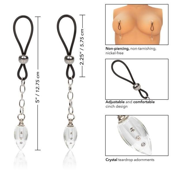 Nipple Play Non-Piercing Jewelry Crystal Teardrop-Nipple Play-Sexual Toys®