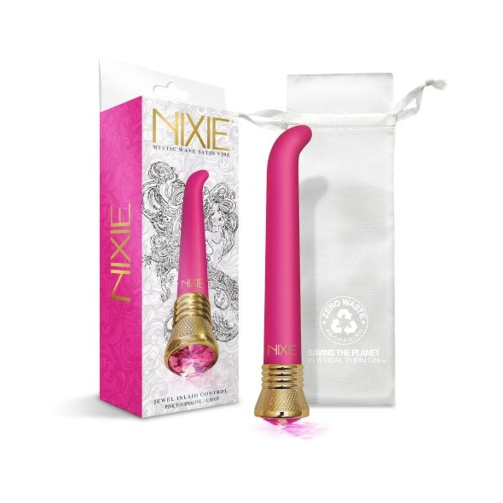 Nixie Mystic Wave Satin G-spot Vibe - Pink Tourmaline-blank-Sexual Toys®