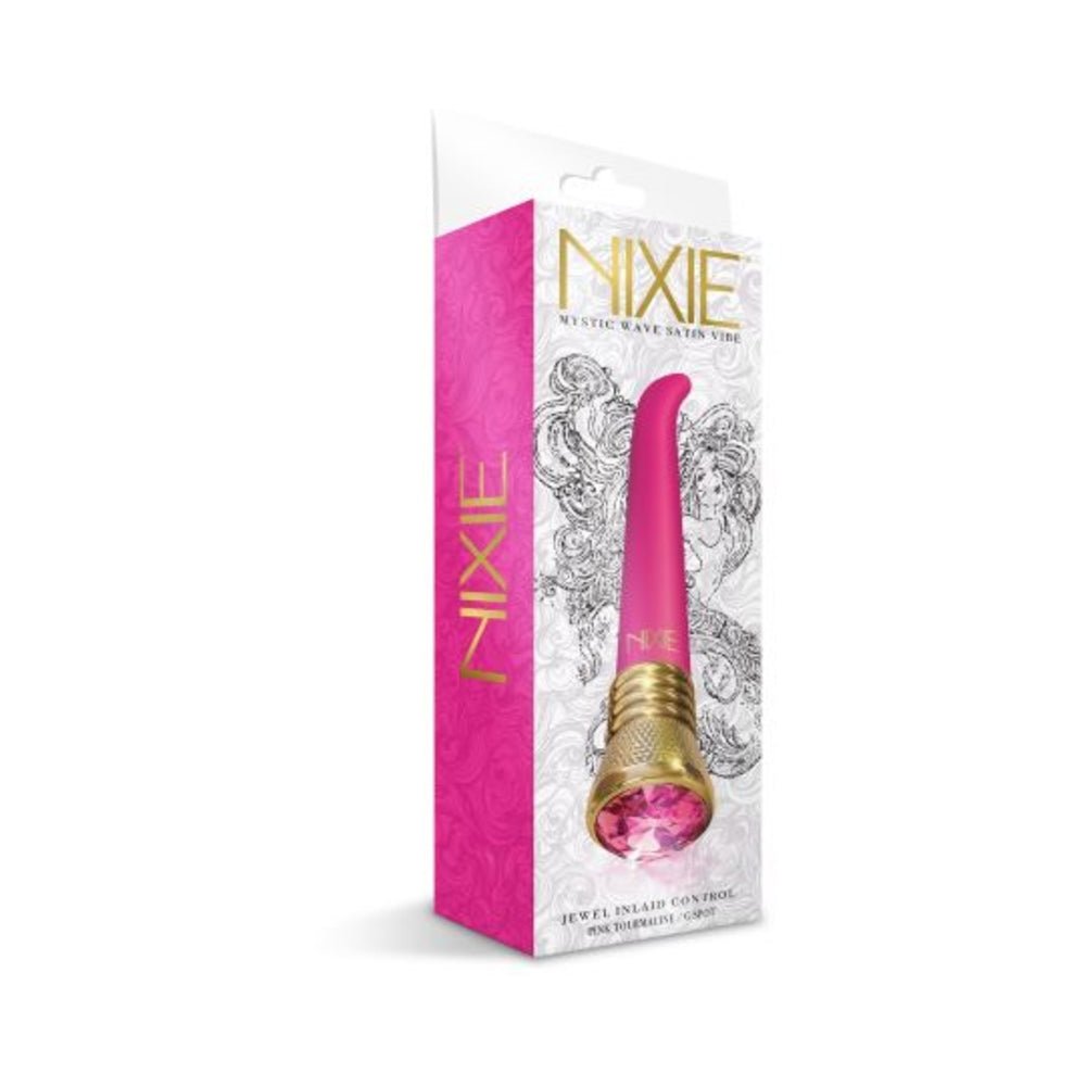 Nixie Mystic Wave Satin G-spot Vibe - Pink Tourmaline-blank-Sexual Toys®