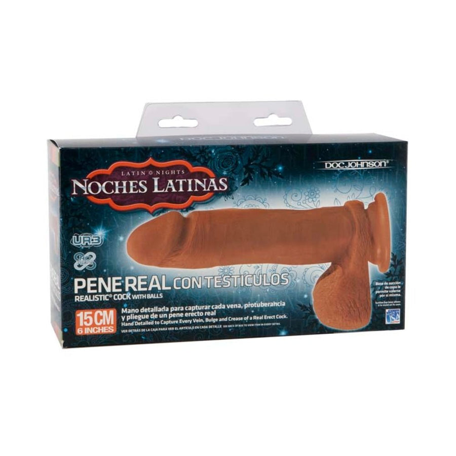 Noches Latinas 6 inches UR3 Realistic Cock Tan Dildo-Doc Johnson-Sexual Toys®
