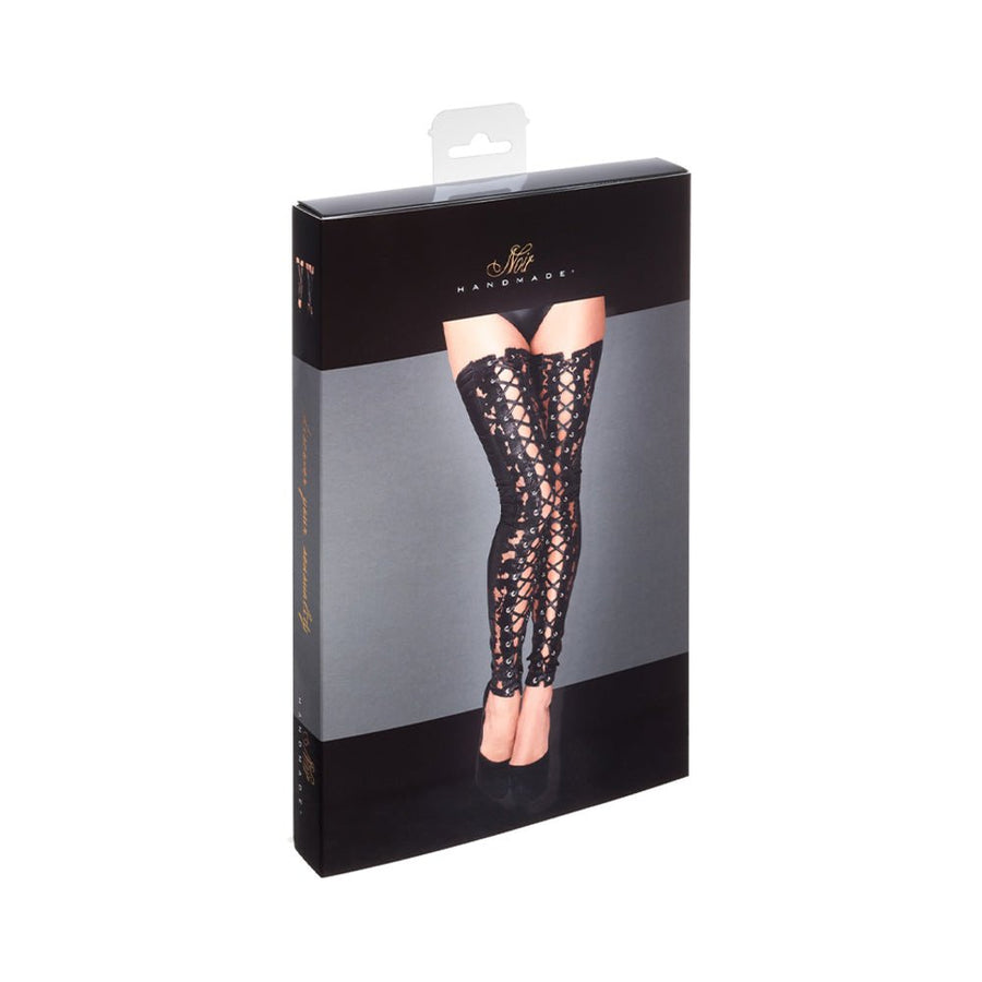 Noir Handmade Lace and Powerwetlook Stockings-Noir Handmade-Sexual Toys®