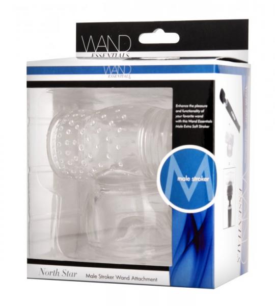 North Star Enhanced Sensation Male Stroker Wand Attachment-Wand Essentials-Sexual Toys®