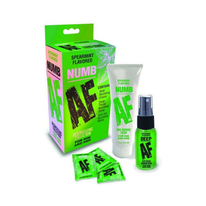 Numb Af Kit Gel, Spray, And Mints-blank-Sexual Toys®