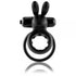 OHare Rabbit Vibrating Ring - Black-Screaming O-Sexual Toys®