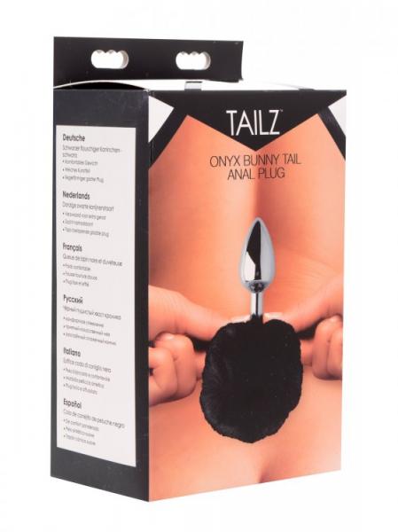 Onyx Bunny Tail Anal Plug Black-Tailz-Sexual Toys®