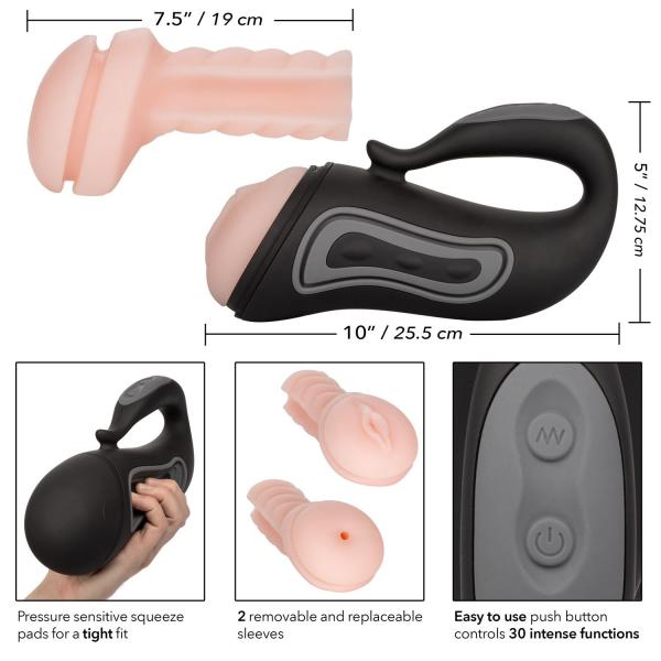 Optimum Grip N Stroke Vibrating Stroker-Optimum Series-Sexual Toys®