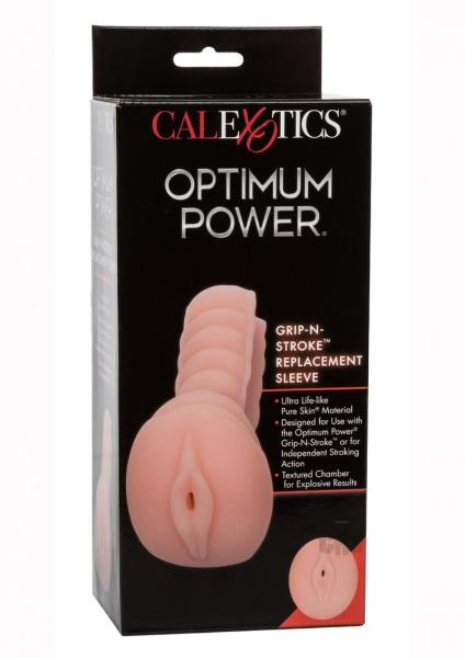 Optimum Power Grip N Stroke Sleeve Ivory-blank-Sexual Toys®