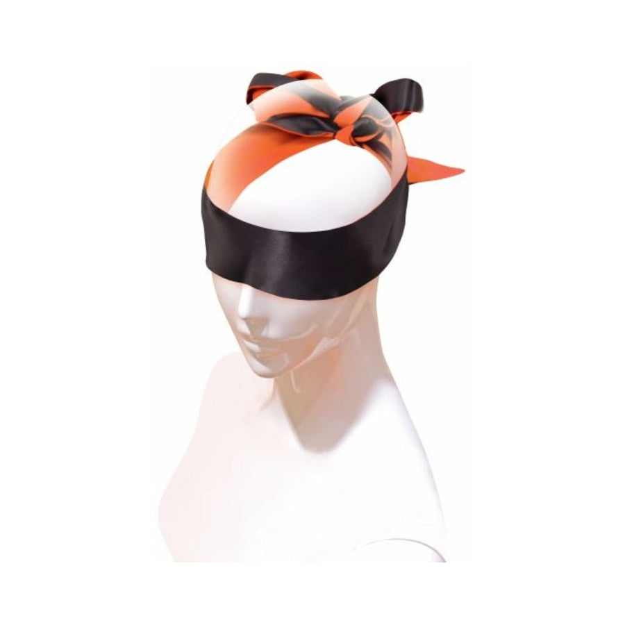 Orange Is The New Black Satin Sash Reversible Blindfold Restraint-Icon-Sexual Toys®