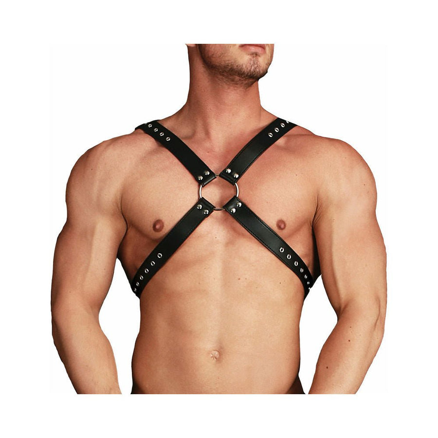 Ouch! Adonis - High Halter - Black-Shots-Sexual Toys®