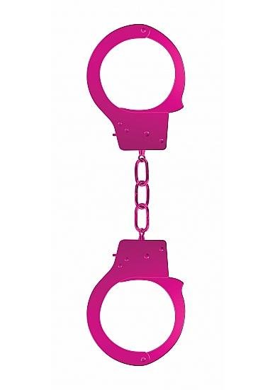 Ouch Beginners Handcuffs Metal Pink-Shots-Sexual Toys®