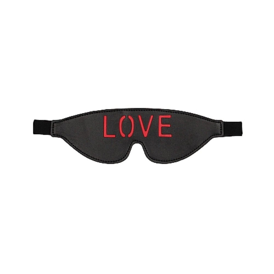 Ouch! Blindfold - LOVE - Black-Shots-Sexual Toys®