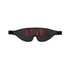 Ouch! Blindfold - LOVE - Black-Shots-Sexual Toys®