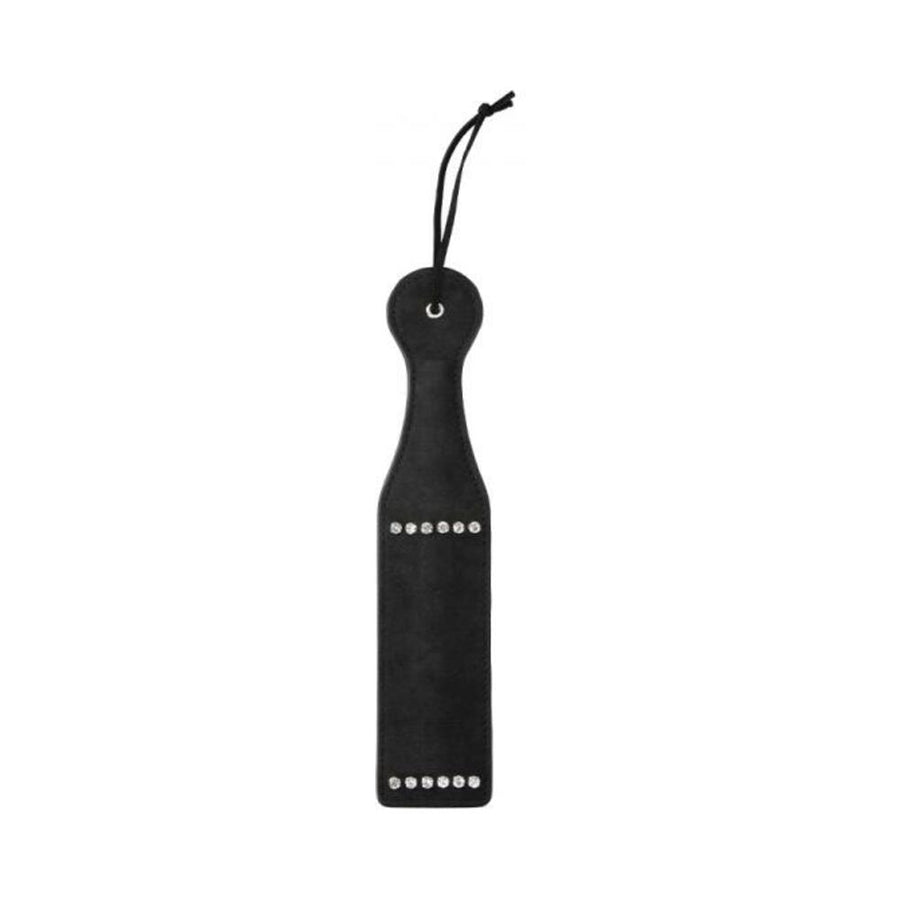 Ouch Diamond Studded Paddle - Black-Shots-Sexual Toys®