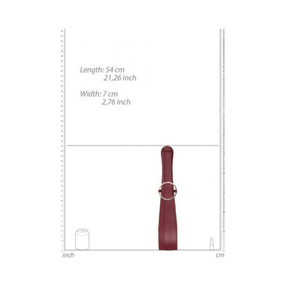 Ouch Halo Belt Flogger Burgundy-Shots-Sexual Toys®