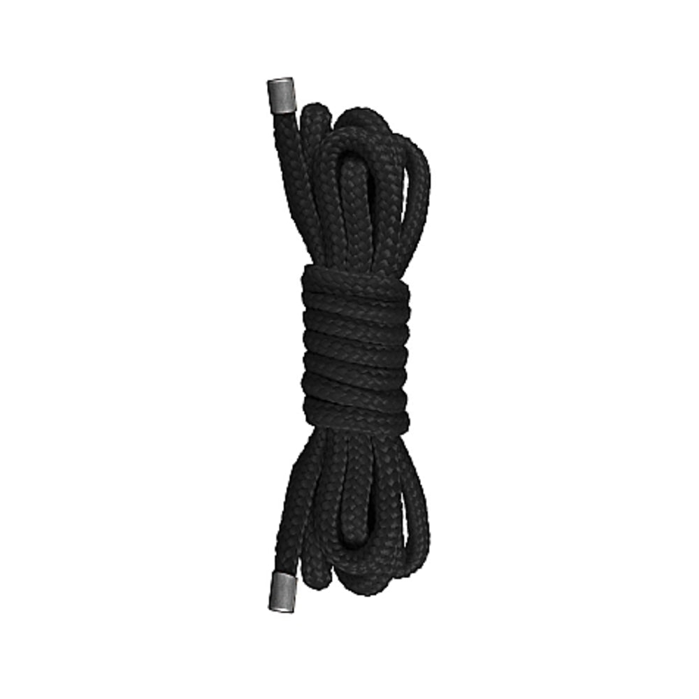 Ouch! Japanese Mini Rope - 1.5m - Black-Shots-Sexual Toys®