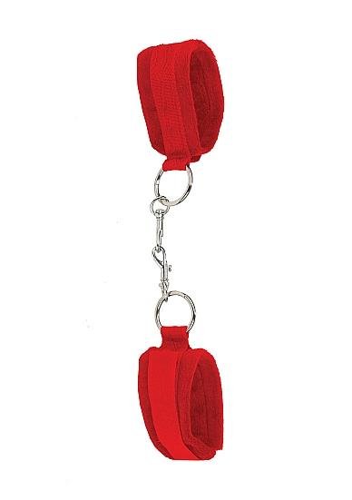 Ouch Velcro Cuffs For Hand And Ankles Red-Shots-Sexual Toys®
