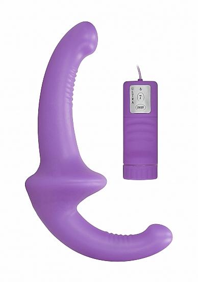 Ouch Vibrating Silicone Strapless Strap On Purple-Shots-Sexual Toys®