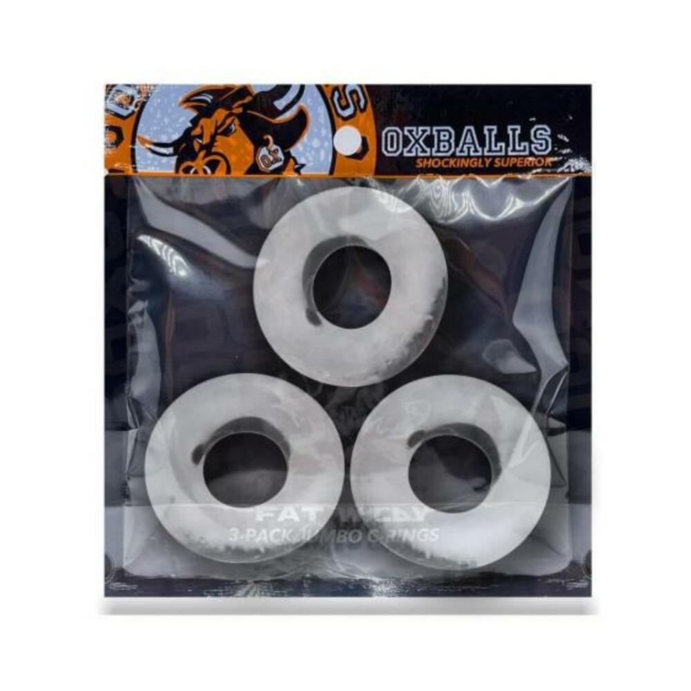 Oxballs Fat Willy 3-pack Jumbo Cockrings Flextpr Clear-blank-Sexual Toys®