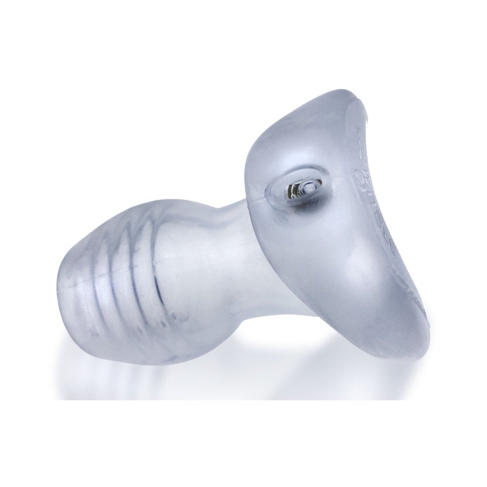 Oxballs Glowhole-2 Buttplug With Led Insert Large Clear Frost-blank-Sexual Toys®