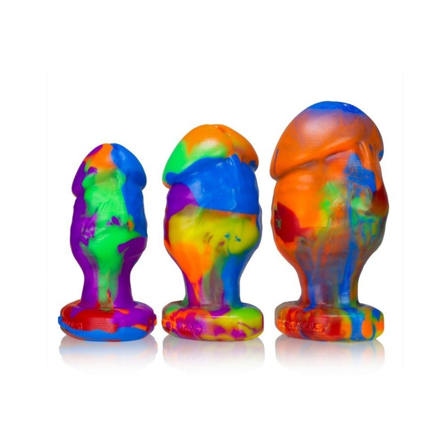 Oxballs Honcho-2, Buttplug, Medium, Rainbow-blank-Sexual Toys®