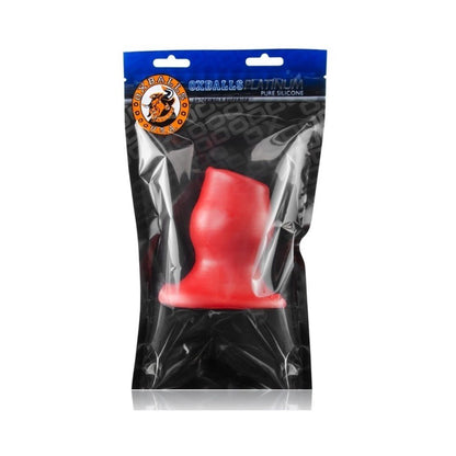 Oxballs Pig Hole Deep-2, Hollow Plug, Large, Red-blank-Sexual Toys®