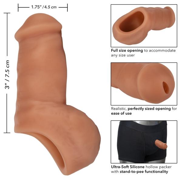 Packer Gear Ultra Soft Brown Stand To Pee Hollow Packer-Packer Gear Ultra Soft-Sexual Toys®