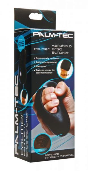 Palmer Hand Held Ergo Stroker Black-Palm-Tec-Sexual Toys®