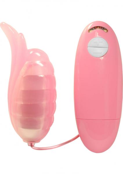 Passion Clit Tickler Vibrating Bullet With Fluttering Tip 5 Speed Waterproof Pink-blank-Sexual Toys®