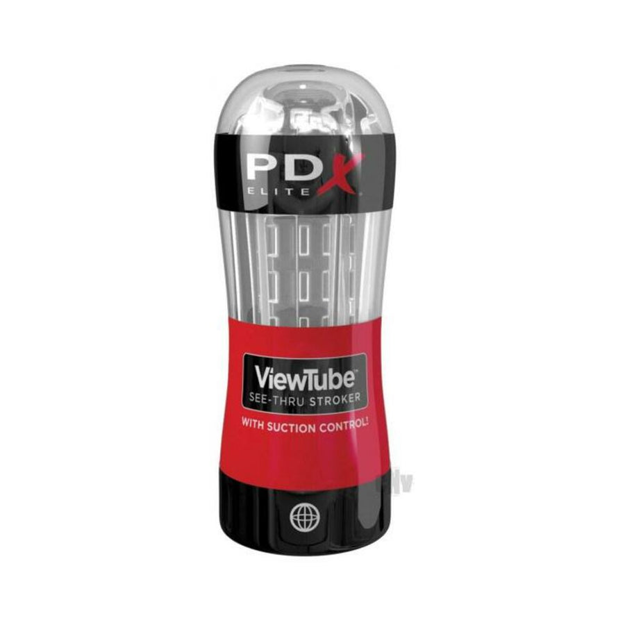 PDX Elite Viewtube Stroker - Clear-PDX Brands-Sexual Toys®