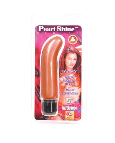 Pearl Shine Gspot Vibe - Brown-blank-Sexual Toys®