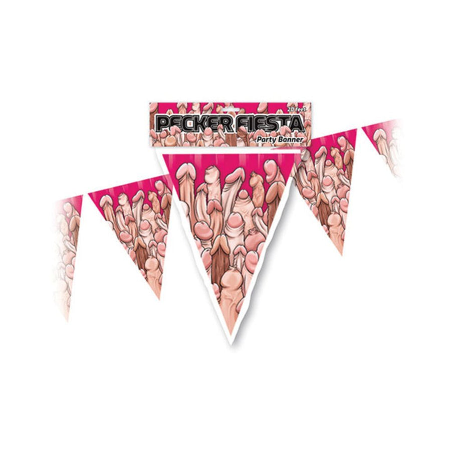 Pecker Fiesta Party Banner 20 Feet-Ozze Creations-Sexual Toys®