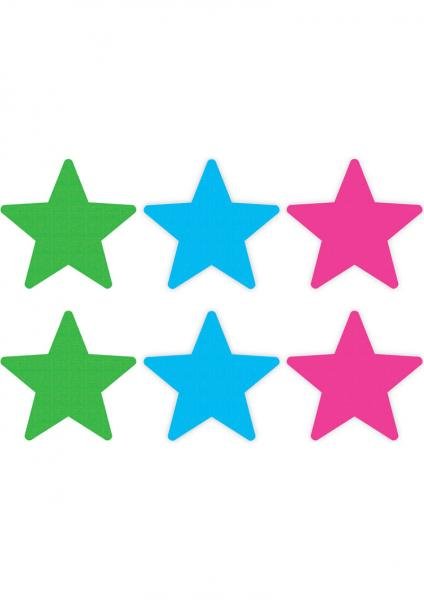 Peekaboos Neon Stars Value Pack Of 3 O/S-Peekaboos-Sexual Toys®