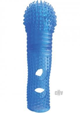 Peniis Extension Sleeve W/Power Bullet Blue-blank-Sexual Toys®