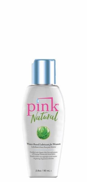Pink Natural Water Based Lubricant 2.8oz-Pink-Sexual Toys®