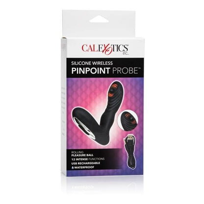 Pinpoint Probe Silicone Wireless Black Prostate Massager-Calexotics Etc-Sexual Toys®