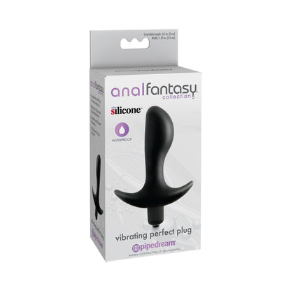 Anal Fantasy Vibrating Perfect Plug Black-Pipedream-Sexual Toys®