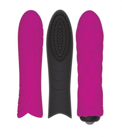 Pleasure Sleeve Trio with Bullet Vibrator-Evolved-Sexual Toys®