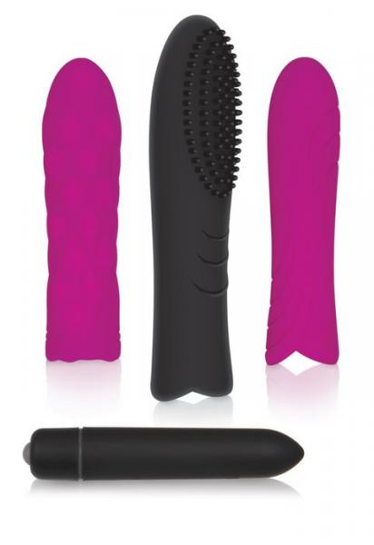 Pleasure Sleeve Trio with Bullet Vibrator-Evolved-Sexual Toys®