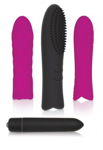Pleasure Sleeve Trio with Bullet Vibrator-Evolved-Sexual Toys®