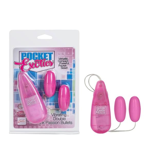 Pocket Exotics Double Pink Passion Bullet Vibrators-Pocket Exotics-Sexual Toys®