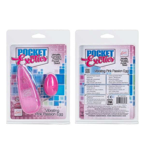 Pocket Exotics Pink Passion Egg Vibrator-Pocket Exotics-Sexual Toys®