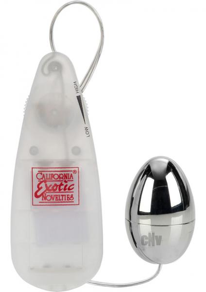 Pocket Exotics Vibrating Silver Egg-Pocket Exotics-Sexual Toys®