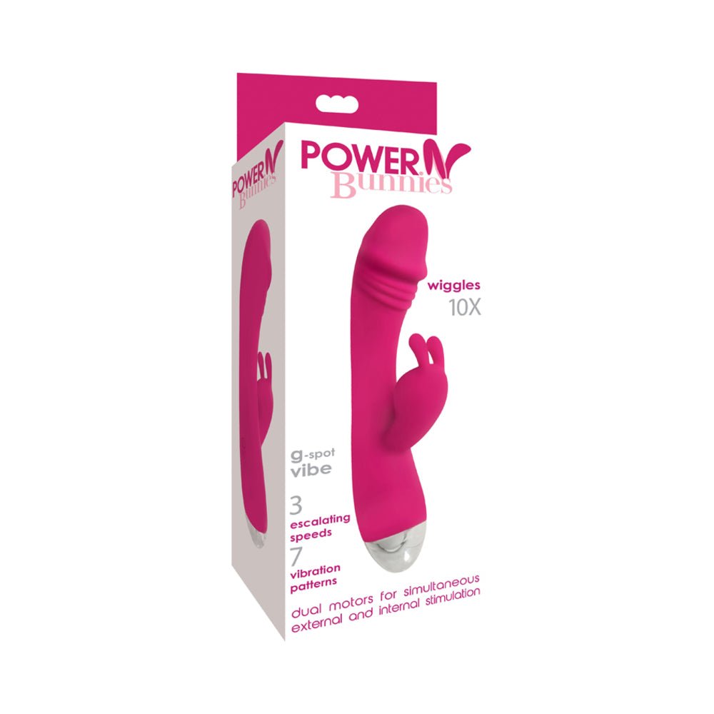 Power Bunnies Wiggles 10X Pink-Curve Novelties-Sexual Toys®
