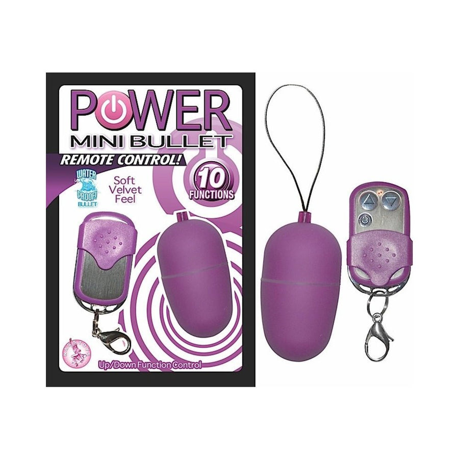 Power Mini Bullet Remote Control Purple Vibrator-Nasstoys-Sexual Toys®