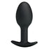 Pretty Love 3.34 inches Silicone Anal Plug with Ball Black-Pretty Love-Sexual Toys®