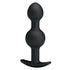 Pretty Love 4.05 inches Silicone Anal Plug with Ball Black-Pretty Love-Sexual Toys®